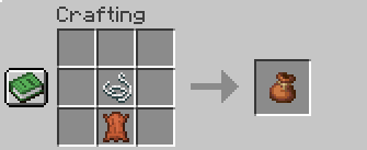 This image showcases the recipe for crafting the bundle item.